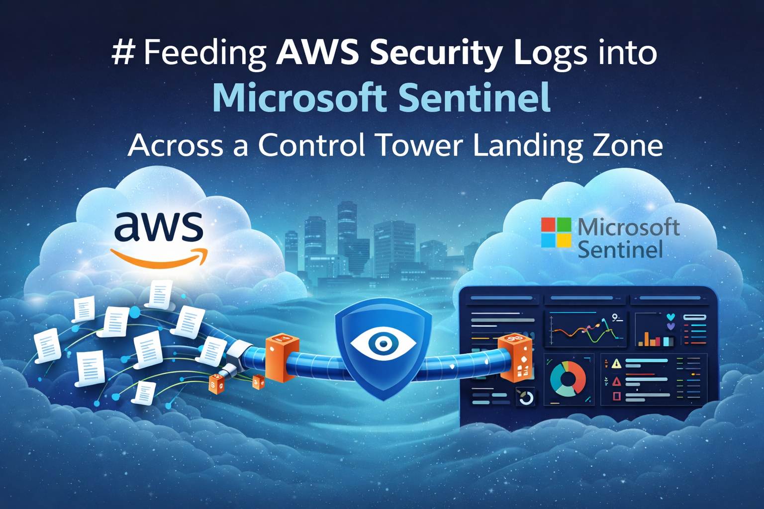 Feeding AWS Security Logs into Microsoft Sentinel Across a Control Tower Landing Zone